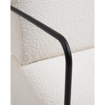 Biele kreslo Gamer - Kave Home – Obrázok 5