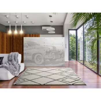 Béžový koberec Universal Atlas Geo, 60 x 120 cm – Obrázok 3