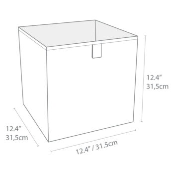 Modrý úložný box Bigso Box of Sweden Cube - Image 5