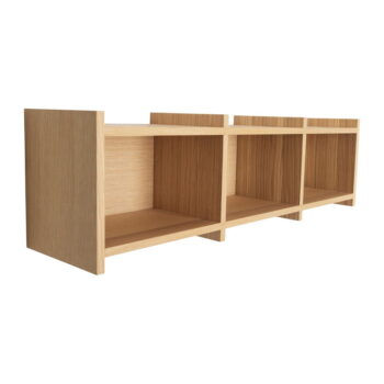 Poschodová polica v dekore duba v prírodnej farbe 80 cm Focal – Hübsch - Image 2