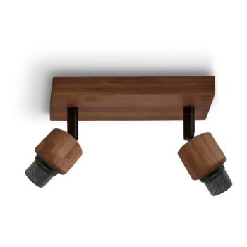 Hnedé stropné svietidlo s bambusovým tienidlom ø 15 cm Java – Good&Mojo – Obrázok 9