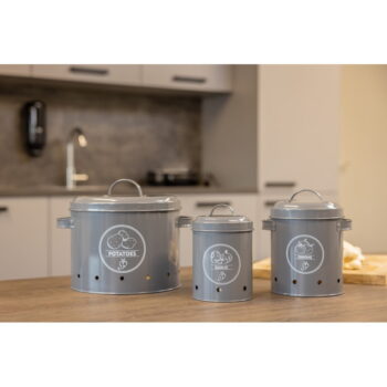 Oceľová dóza na zemiaky Secret Du Potager – Esschert Design - Image 9