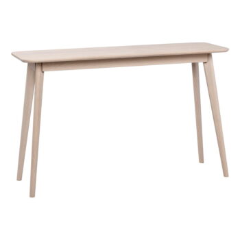 Konzolový stolík v dekore duba v prírodnej farbe 120x40 cm Yumi - Rowico - Image 2