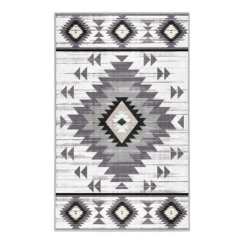 Svetlosivý prateľný koberec 160x230 cm Ethnic Geo – Mila Home