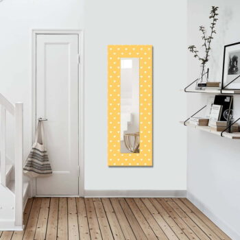 Nástenné zrkadlo s dreveným rámom 40x120 cm – Wallity – Obrázok 2
