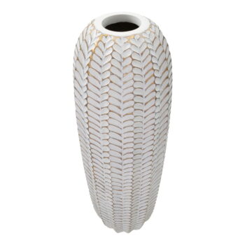 Biela váza z polyresínu (výška  67 cm) Resina – Mauro Ferretti – Obrázok 3