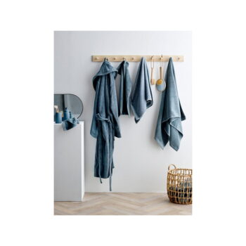 Modrý uterák z organickej bavlny Södahl Melange, 50 x 100 cm – Obrázok 3
