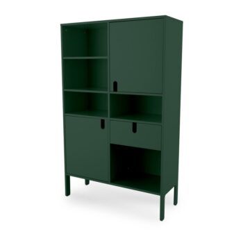 Tmavozelená knižnica Tenzo Uno, výška 176 cm - Image 3