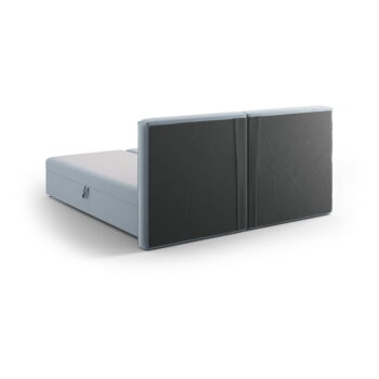 Svetlomodrá boxspring posteľ s úložným priestorom 180x200 cm Arendal – Cosmopolitan Design – Obrázok 6