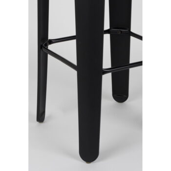 Čierna barová stolička 73 cm Up-High – White Label – Obrázok 4