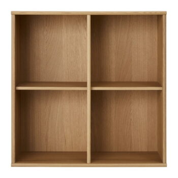 Závesná knižnica v dekore duba v prírodnej farbe 70x70 cm Mistral – Hammel Furniture