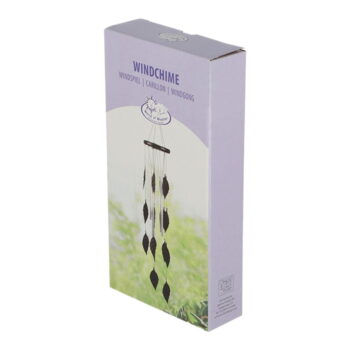 Kovová zvonkohra s motívmi lístia Esschert Design, výška 61,5 cm – Obrázok 3