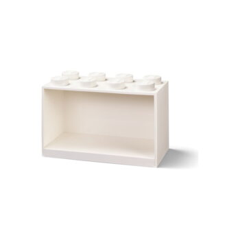 Detská biela nástenná polica LEGO® Brick 8 - Image 2