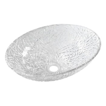 Sklenené umývadlo 50x36 cm Purus – Sapho