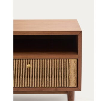 Hnedý nočný stolík v dekore orecha Elan – Kave Home - Image 5