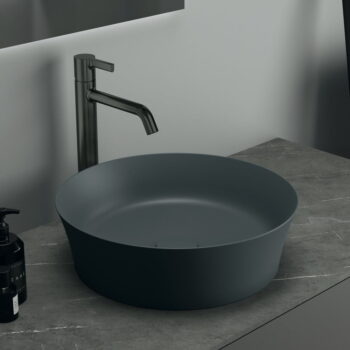Sivé keramické okrúhle umývadlo ø 40 cm Ipalyss – Ideal Standard - Image 2