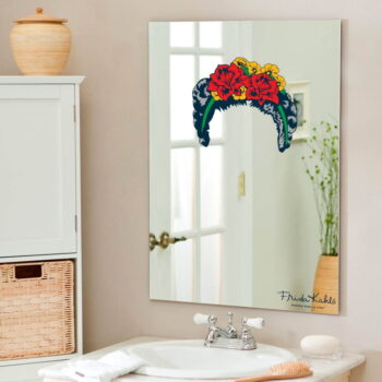 Nástenné zrkadlo Madre Selva Espejo Decorado Frida Hair, 50 × 70 cm - Image 2