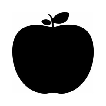 Tabuľová samolepka s tekutou kriedou Ambiance Apple Blackboard - Image 2