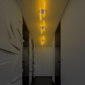 LED stropné svietidlo v zlatej farbe 10x86 cm Umut – Opviq lights - Image 6