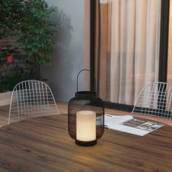 LED solárne vonkajšie svietidlo (výška 20 cm) Sonora – Trio - Image 2