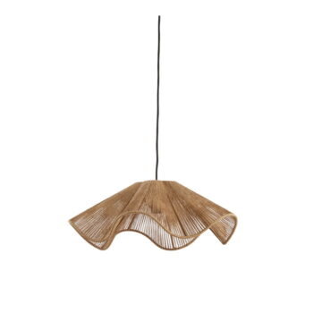 Závesné svietidlo v prírodnej farbe s tienidlom z juty ø 48 cm Fodara – Light & Living - Image 6