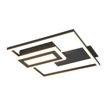 Čierne LED stropné svietidlo 30x33 cm Spiro – Trio – Obrázok 2