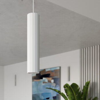 Biele závesné svietidlo Gleam – Nice Lamps – Obrázok 9