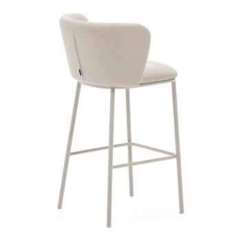 Béžová barová stolička (výška sedadla 75 cm) Ciselia – Kave Home - Image 4
