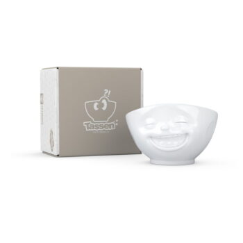 Biela porcelánová smejúca sa miska 58products - Image 5