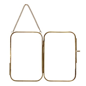 Kovový rámček na stenu v zlatej farbe 14x20 cm – Rex London – Obrázok 4