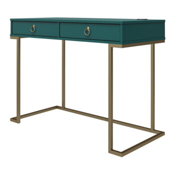 Zelený pracovný stôl CosmoLiving by Cosmopolitan Camila – Obrázok 2