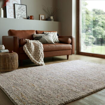 Krémový ručne tkaný koberec s prímesou vlny 160x230 cm Minerals – Flair Rugs - Image 5