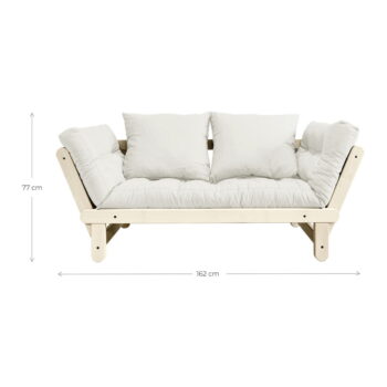 Rozkladacia pohovka s tmavomodrým poťahom Karup Design Beat Natural/Navy – Obrázok 7