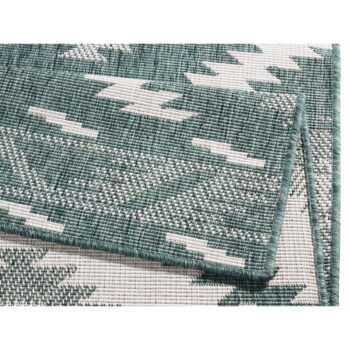 Zeleno-krémový vonkajší koberec NORTHRUGS Malibu, 170 x 120 cm - Image 4