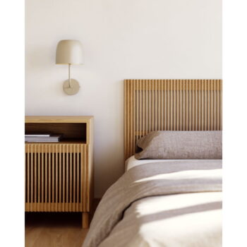 Čelo postele z jaseňového dreva 175x70 cm Beyla - Kave Home - Image 5