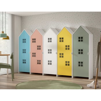Detská šatníková skriňa 228x171,5 cm CASAMI BRUGES – Vipack – Obrázok 3