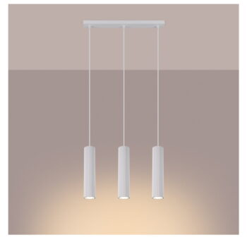 Biele závesné svietidlo Gleam – Nice Lamps - Image 4