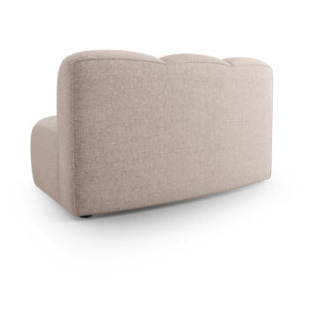 Béžový modul pohovky (stredový diel) Lupine – Micadoni Home - Image 4