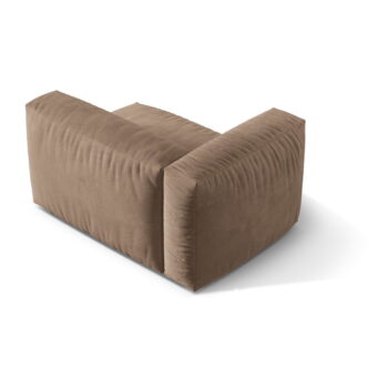 Svetlohnedý modul pohovky z textílie bouclé (ľavý roh) Martina – Micadoni Home – Obrázok 3