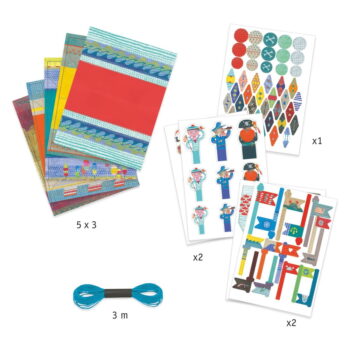 Set origami z nepremokavého papiera s príslušenstvom Djeco Lode – Obrázok 2