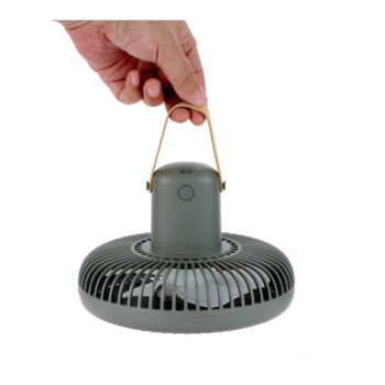 Zelená stolová lampa s ventilátorom na diaľkové ovládanie (výška 26 cm) Beyond – Gingko - Image 2