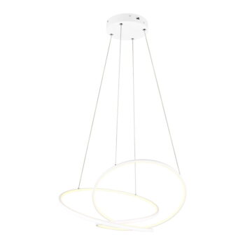 Biele LED stmievateľné závesné svietidlo Darvin – Trio - Image 3