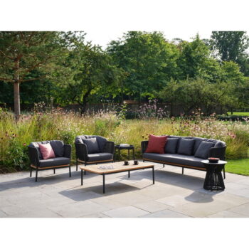 Tmavosivé záhradné kreslo Omer – Diphano – Obrázok 8