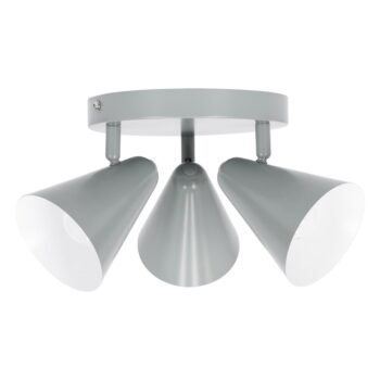Modré stropné svietidlo s kovovým tienidlom 34x34 cm Amor – Candellux Lighting - Image 2