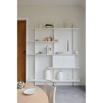 Biely modulárny policový systém 162x190 cm Bridge – Tenzo – Obrázok 2