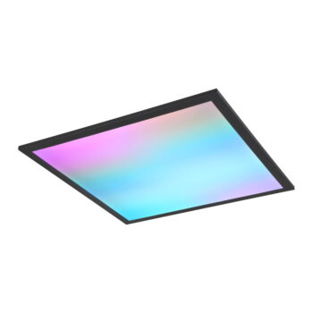 Čierne LED stropné svietidlo 44.5x44.5 cm Beta – Trio - Image 6