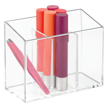 Organizér s 3 priehradkami iDesign Clarity, 13 x 6,5 cm – Obrázok 2