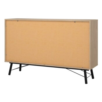 Nízka komoda v dekore duba v prírodnej farbe 153x95 cm Ry – Tvilum – Obrázok 5