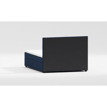 Tmavomodrá boxspring posteľ s úložným priestorom 200x200 cm Lola – Ropez - Image 6