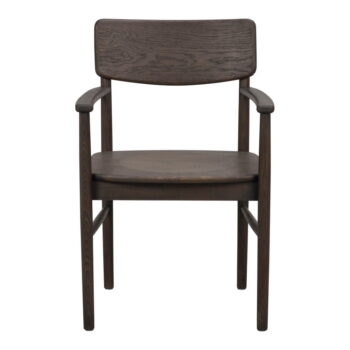 Tmavohnedá jedálenská stolička z dubového dreva Maidstone – Rowico – Obrázok 3